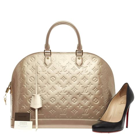 louis vuitton monogram vernis alma mm|Louis Vuitton Alma bag sizes.